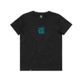 It's a Kid's Tee - Teal on Black